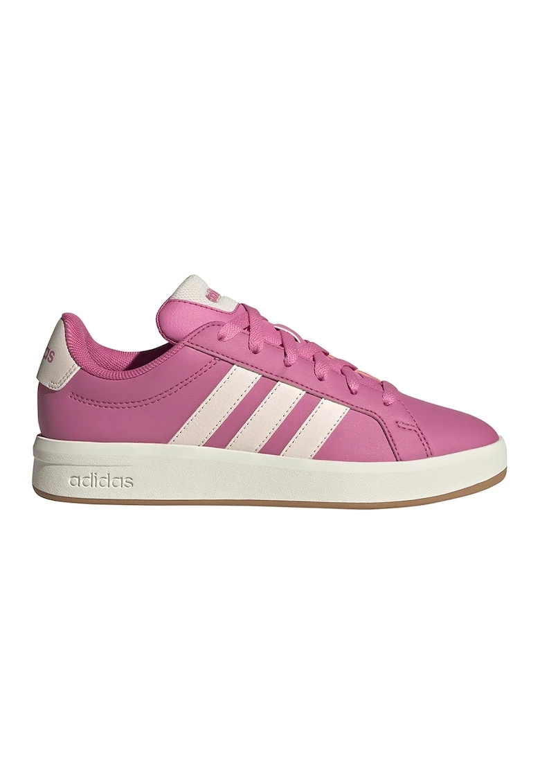 Pantofi sport Grand Court 3.0 de piele ecologica, Roz aprins/Alb murdar