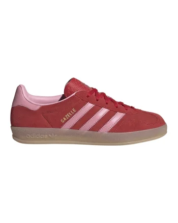 Pantofi sport Gazelle de piele intoarsa, Coral/Roz pastel/Caramel