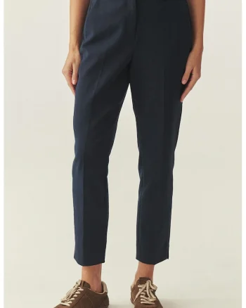 Pantaloni chino crop, Bleumarin