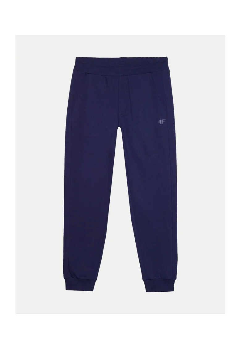Pantaloni barbati,  303822798, Albastru inchis, Bumbac