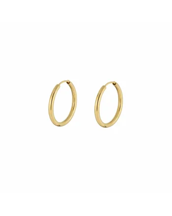 Cercei Rotunzi din Aur Galben 14 Kt Tip Piercing,