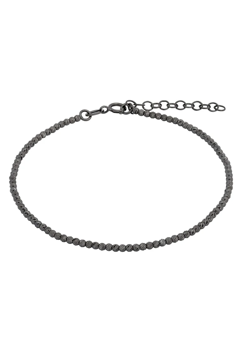 Bratara din Aur Galben de 18 kt cu Bile Diamantate si Placata cu Ruteniu,  2.70g
