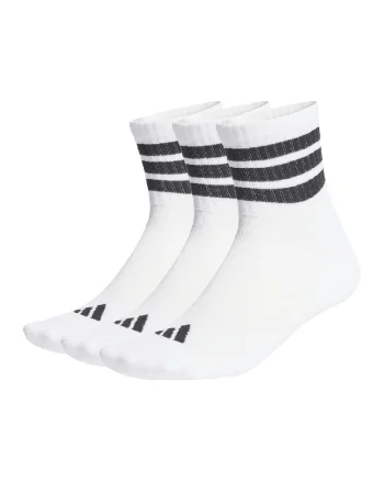 Set de sosete scurte cu logo - 3 perechi, Negru/Alb optic