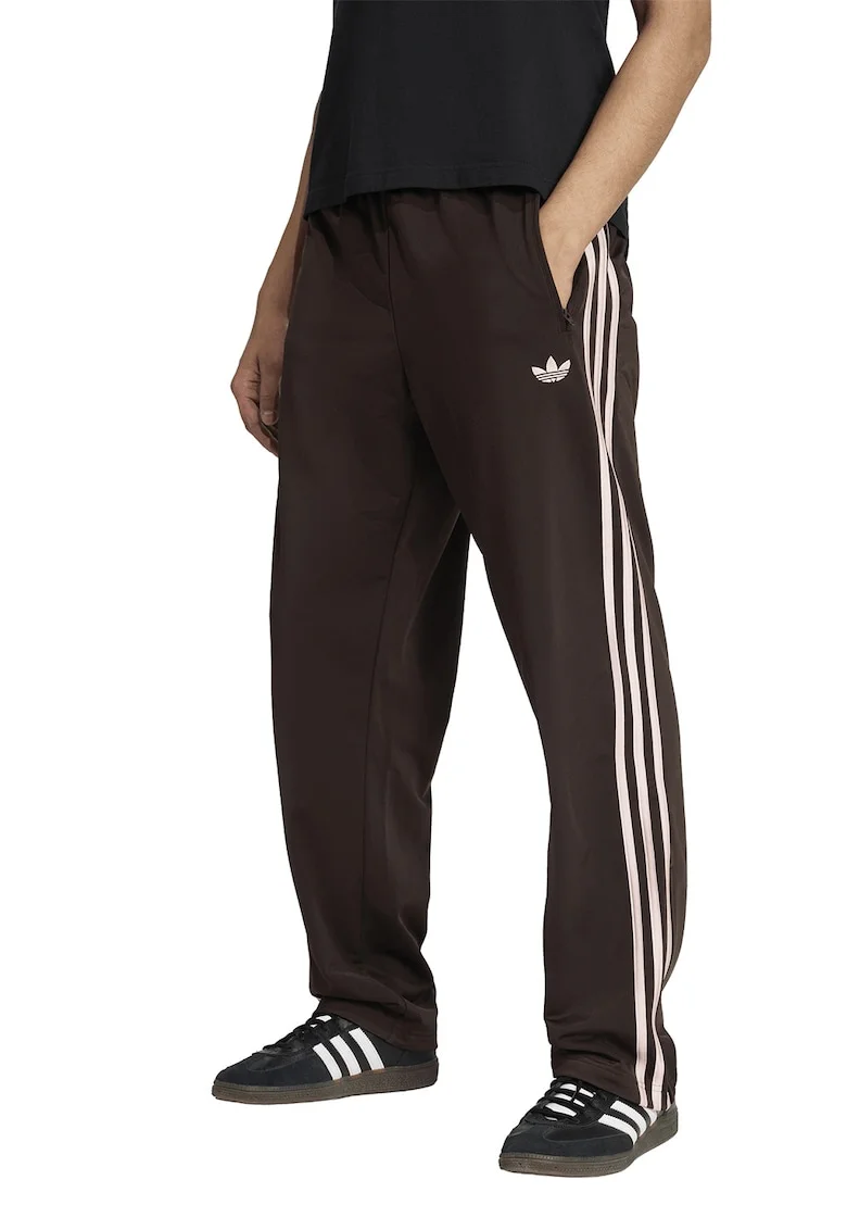 Pantaloni de trening cu talie elastica Firebird, Maro inchis/Piersica
