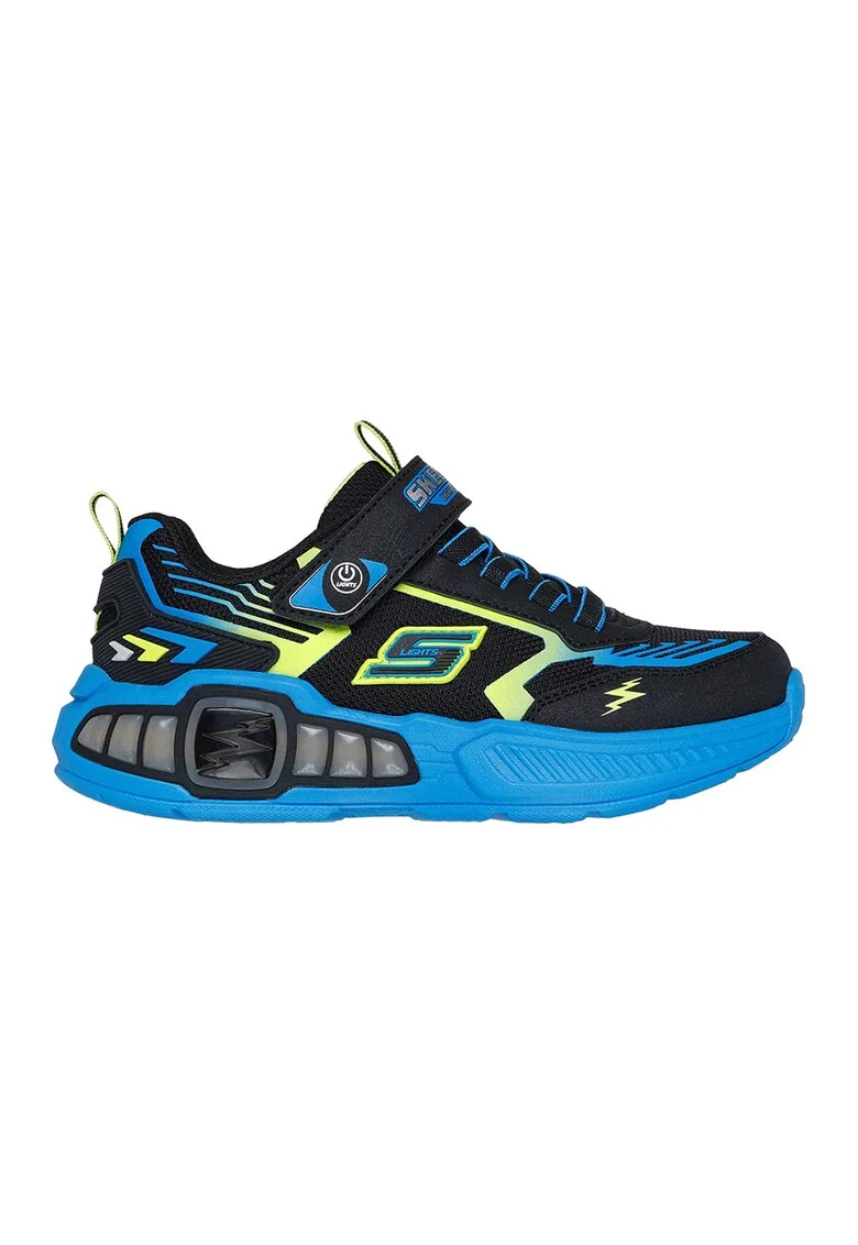 Pantofi sport Light Storm 3.0 cu LED-uri, Negru/Verde lime/Albastru