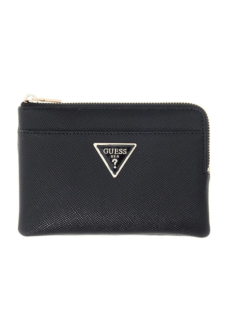 Portmoneu cu aplicatie logo Laurel II, Negru