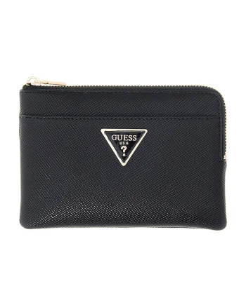 Portmoneu cu aplicatie logo Laurel II, Negru