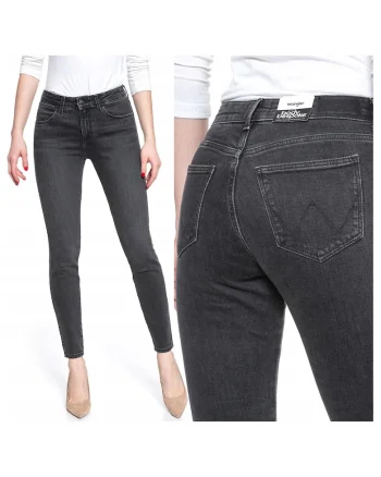 Blugi Dama,  Skinny, Bumbac, Lungi, Negru