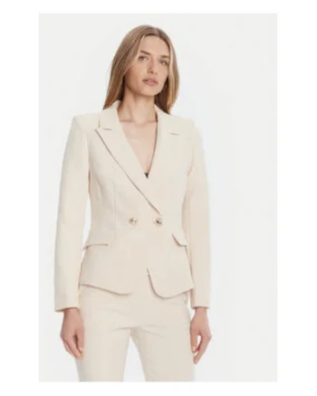 Sacou dama,  90% poliester, 10% elastan, Bej