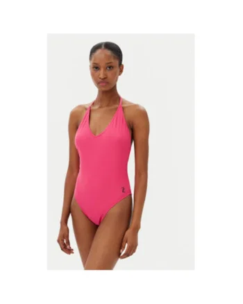 Costum de baie dama  JCITS125201, Nylon/Elastan, Negru, Roz