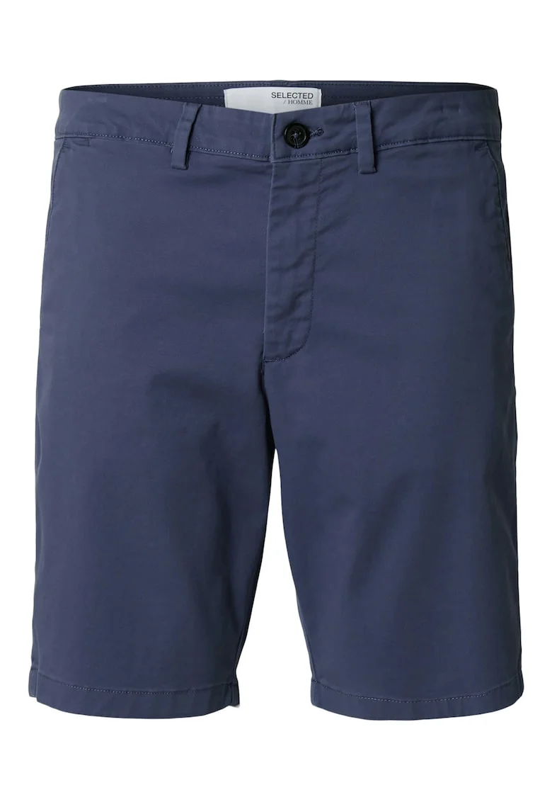 Pantaloni scurti barbati  16092329, Bumbac organic, Verde, Bleumarin