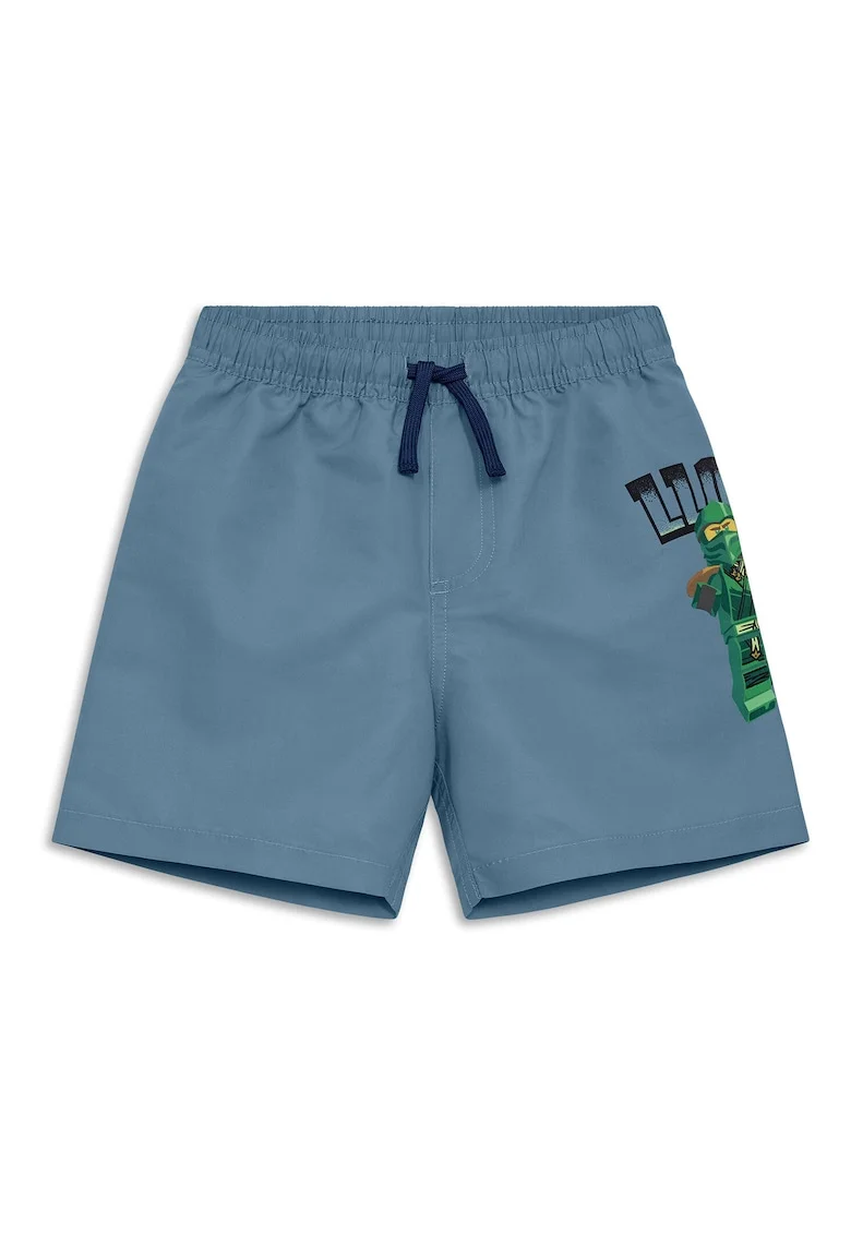 Pantaloni scurti de baie baieti  11010873, Poliester, Bleumarin, Albastru