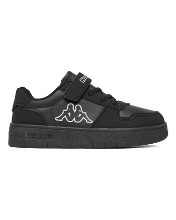Pantofi sport copii,  negru, sintetic/sintetic, inchidere Velcro