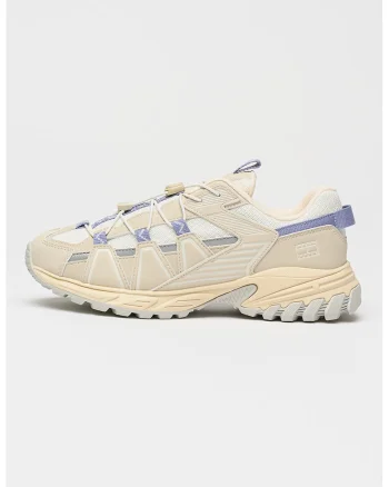 Pantofi sport cu insertii de plasa Outdoor, Albastru lavanda/Alb murdar/Bej deschis