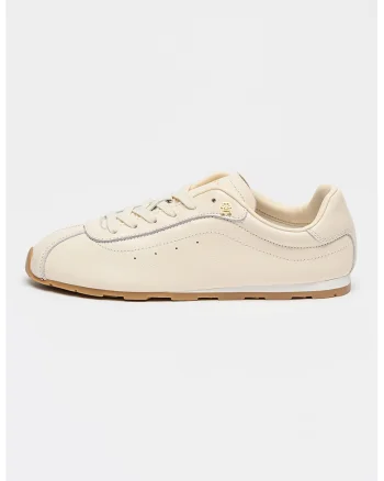 Pantofi sport Runner low-cut de piele, Caramel/Bej deschis