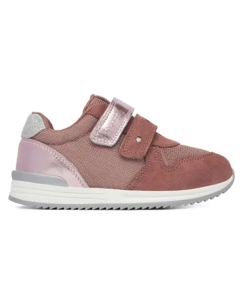 Pantofi sport copii,  piele naturala, multicolor, inchidere velcro