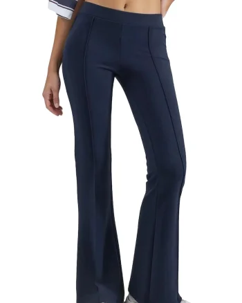 Pantaloni dama,  Albastru marin, Textil,