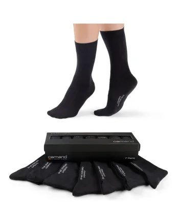 Set de sosete unisex Comfort - 7 perechi, Negru
