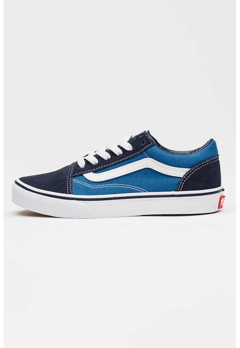 Tenisi Old Skool din piele intoarsa, Albastru inchis/Bleumarin