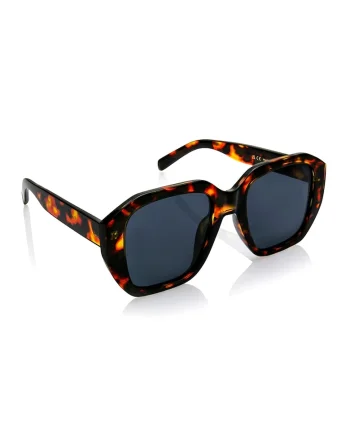 Ochelari de soare unisex polarizati, Maro/Galben