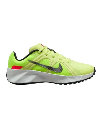 Pantofi sport Metro Tech cu logo, Gri/Verde lime