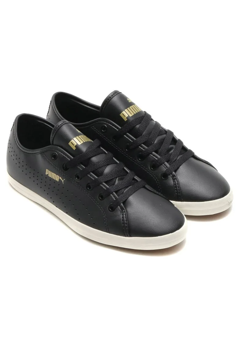 Pantofi sport din piele ecologica cu detalii logo,