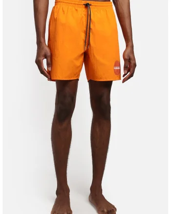 Pantaloni scurti de baie cu buzunare Verney, Portocaliu