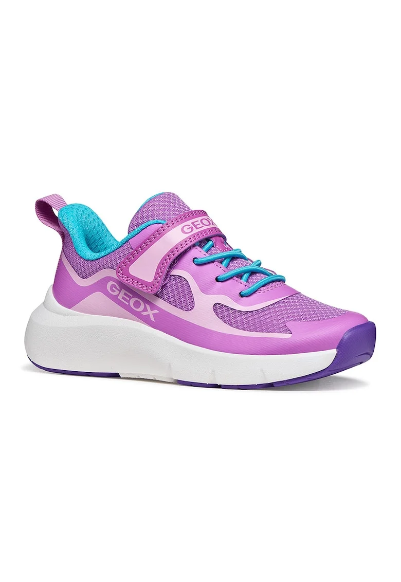 Pantofi sport Pro-ran cu velcro si talpa wedge, Violet