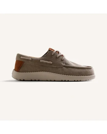 Pantofi barcuta canvas Kinango, Kaki