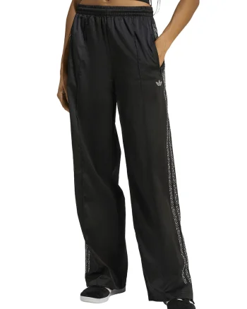Pantaloni de trening cu benzi contrastante, Negru