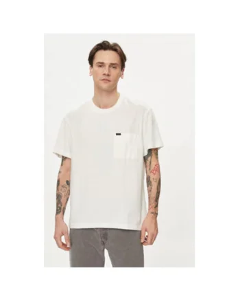 Tricou barbati,  595128, Ecru, Bumbac, Ecru