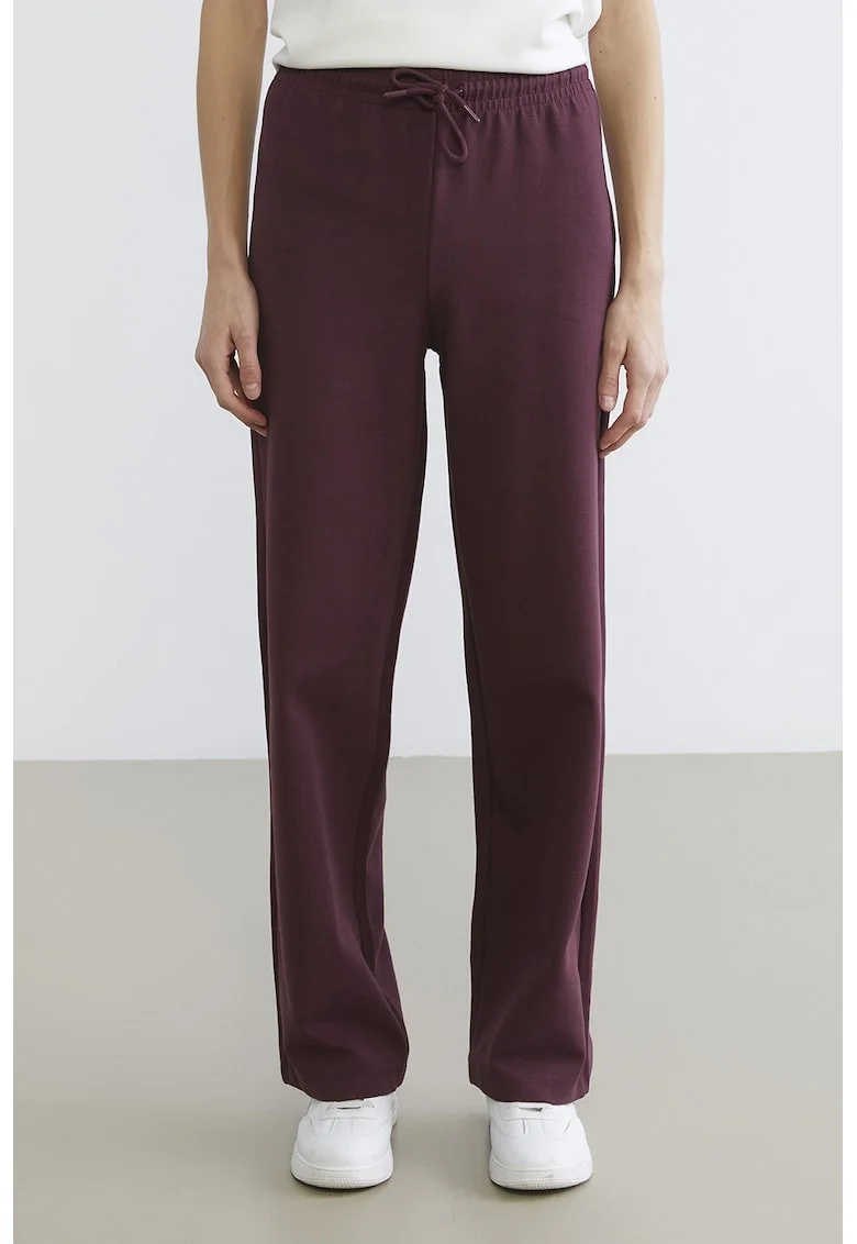 Pantaloni de trening cu croiala relaxed fit, Violet tyrian