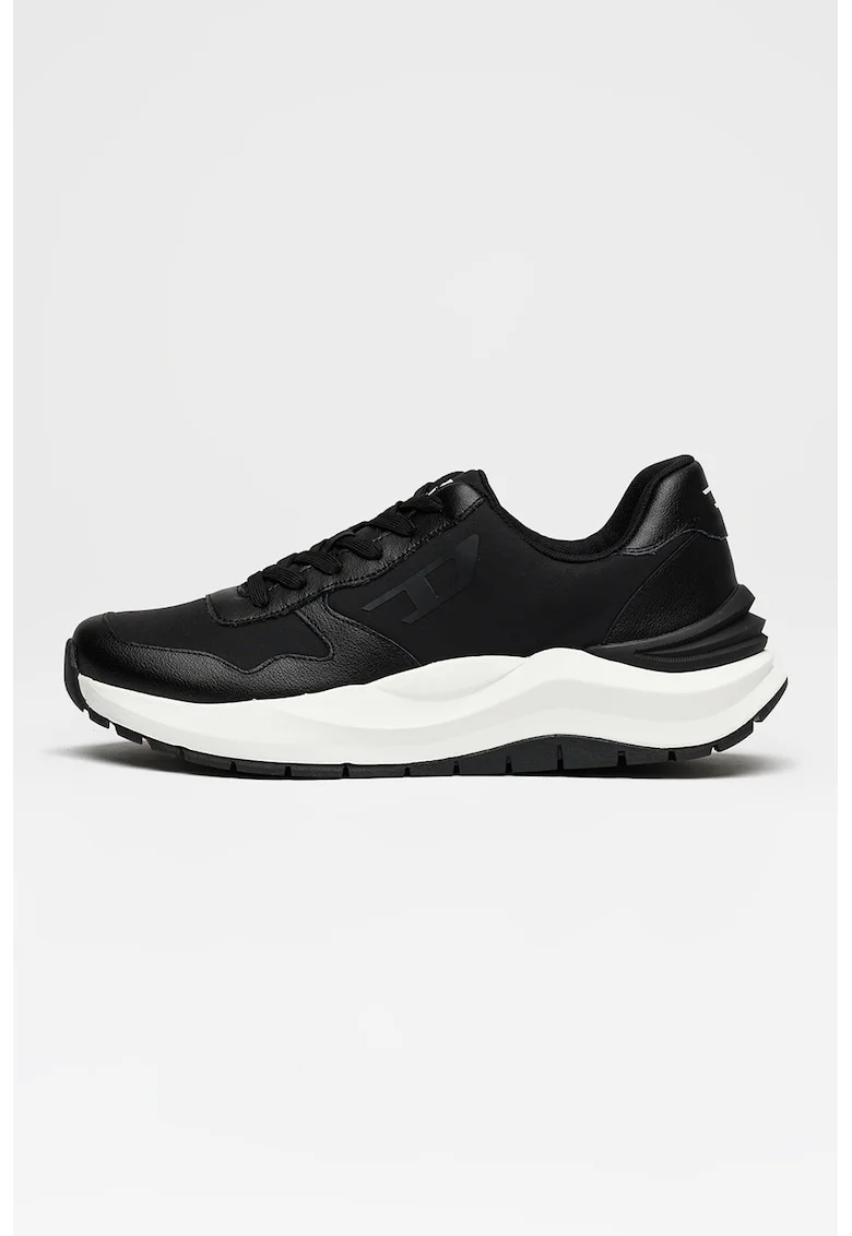 Pantofi sport S-Speedy cu garnituri din piele, Rosu/Negru/Alb murdar
