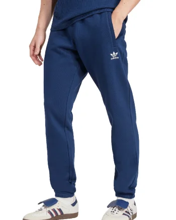 Pantaloni de trening slim fit cu buzunare Trefoil Essentials, Albastru petrol