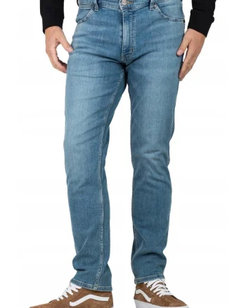 Blugi Straight Fit, Albastru
