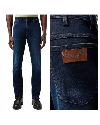 Blugi Barbati,  Texas Slim Jeans, Slim Fit, Talie Medie, 5 Buzunare, Fermoar, Lungi, Bumbac, W31-L32 US, Albastru