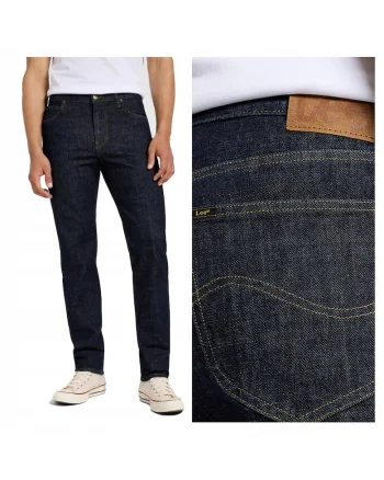Blugi Barbati,  West, Straight Fit, Talie Medie, 5 Buzunare, Fermoar, Lungi, Bumbac, W31-L32 US, Albastru