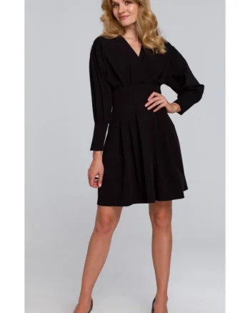 Rochie kimono,  Poliester, Rosu