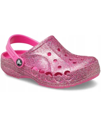 Saboti Copii Spuma Croslite, Baya Glitter 207015 Clog, Roz,