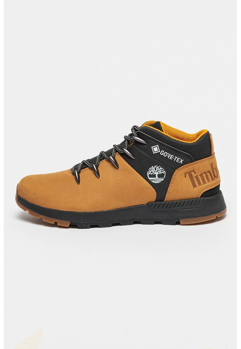 Pantofi casual impermeabili de piele nabuc Sprint Trekker, Maro deschis