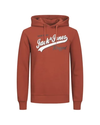 Hanorac JACK &JONES Logo 2 Colors 30378, Rosu