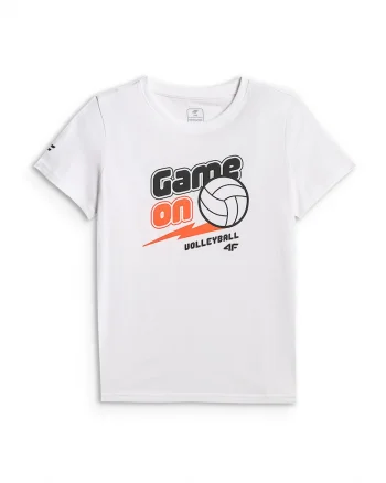 Tricou sport  imprimeu, multicolor, bumbac, pentru baieti