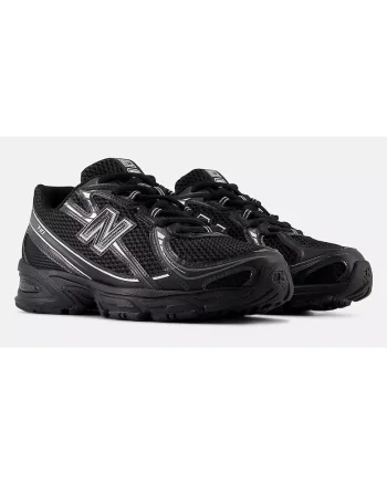 Sneakers unisex, 740, negri gri argintiu, Negru