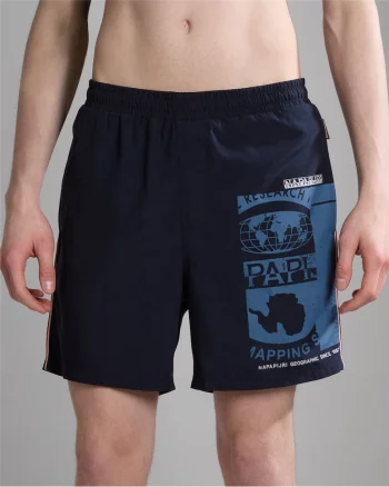 Pantaloni scurti de baie cu talie elastica Galapagos