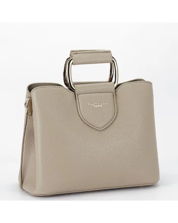 Geanta medie FLORA&Co F6977 16, Bej, 19x24x11