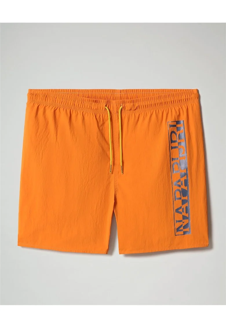 Pantaloni scurti de baie cu imprimeu logo Victor