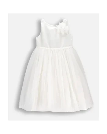Rochie  tul, Alb