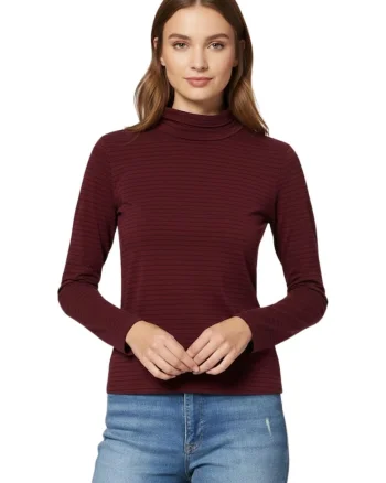 Bluza uni cu guler mediu,