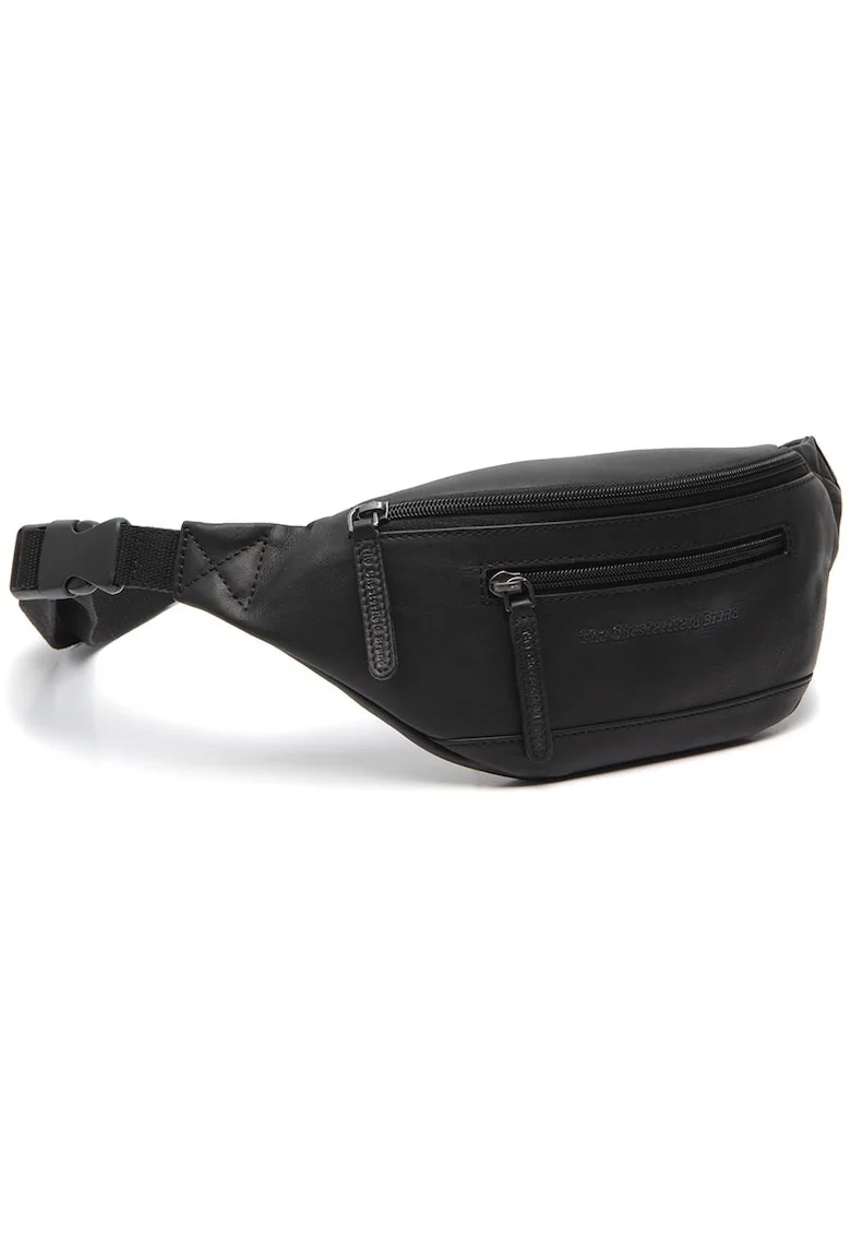 Borseta barbati piele naturala, 2.5 litri, Brana,, Negru