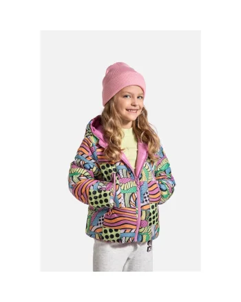 Geaca fete ZC4152504OGK-022,  Poliester, Multicolor